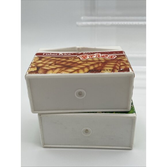 Fisher-Price 1987 Fun With Food Vintage French Fries & Peas Play Kitchen - Picture 9 of 10